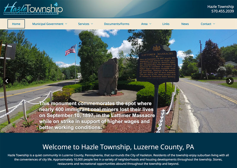 Hazle Township launches new website